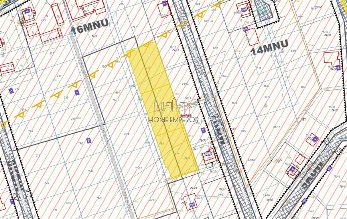 Na sprzedaż działki 3992 m² w Ławkach z planem pod zabudowę Ławki, Główna  3 992m2 Foto 1