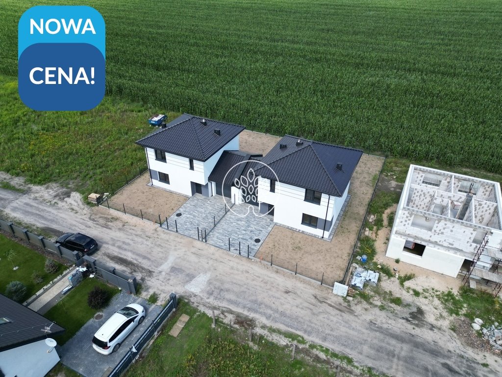 Nowoczesny dom bliźniaczy 126 m² z ogrodem i garażem Strzelce Górne  126m2 Foto 1