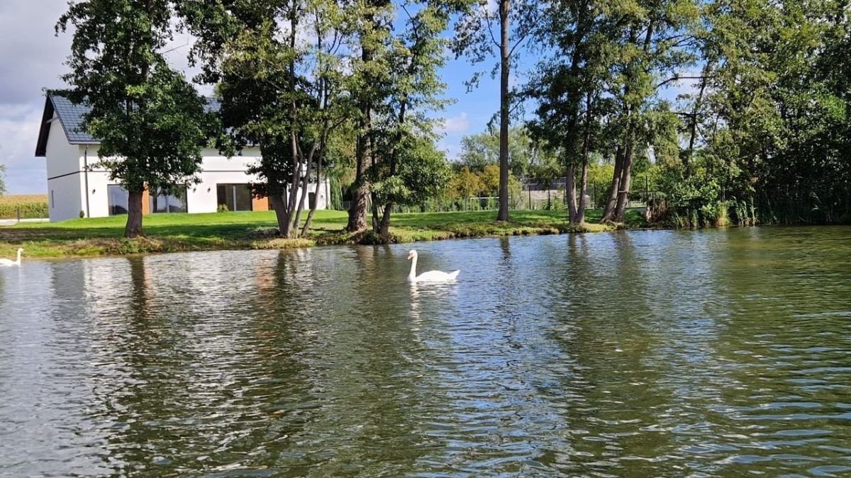 Dom nad Jeziorem Sławskim z prywatną plażą polecam Sława  115m2 Foto 1