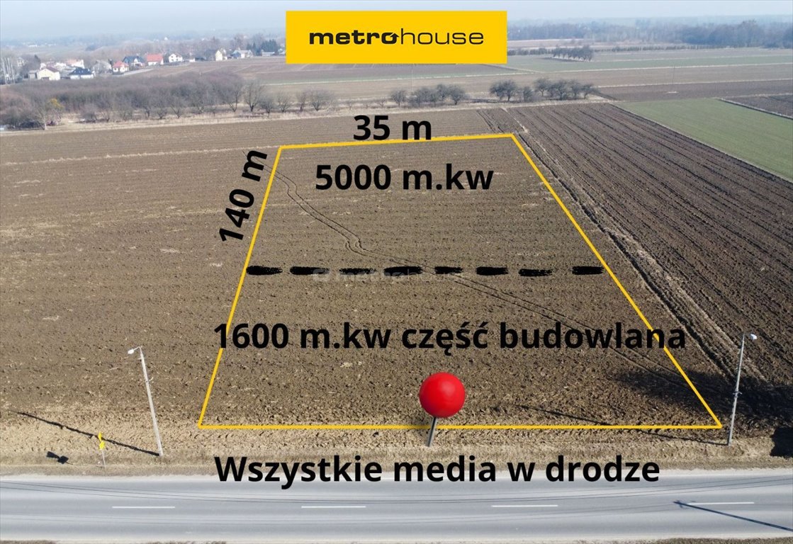 Przestronna działka 5000 m² z planem pod zabudowę w Opaczy Opacz  5 000m2 Foto 1