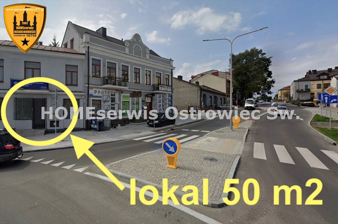 Wynajem lokalu 50 m² w centrum Ostrowca z witrynami zapraszam Ostrowiec Świętokrzyski, Centrum  50m2 Foto 1