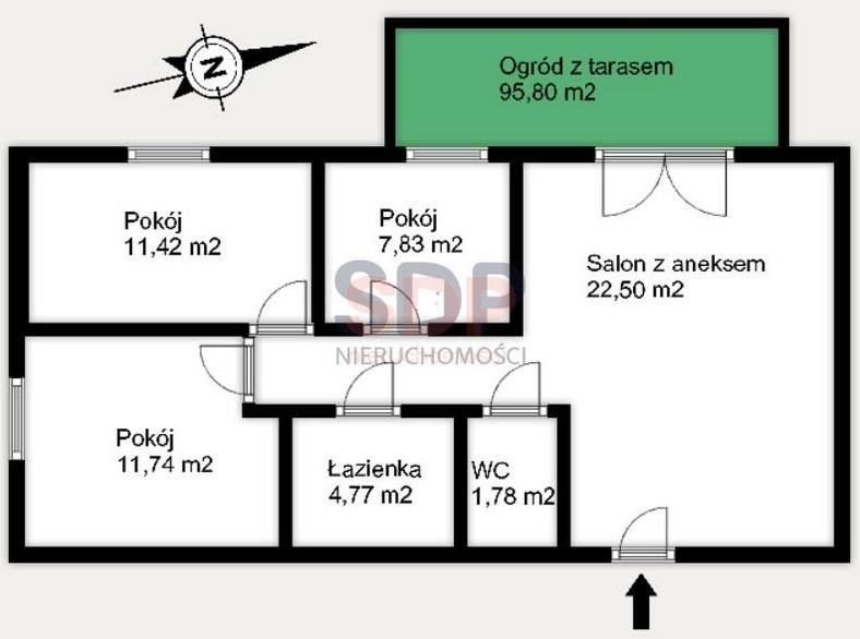 Mieszkanie czteropokojowe  na sprzedaż Wrocław, Fabryczna, Stabłowice, Stabłowicka  70m2 Foto 6