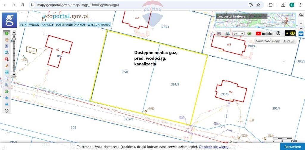 Działka budowlana na sprzedaż Hipolitów, Dereniowa  1 100m2 Foto 2