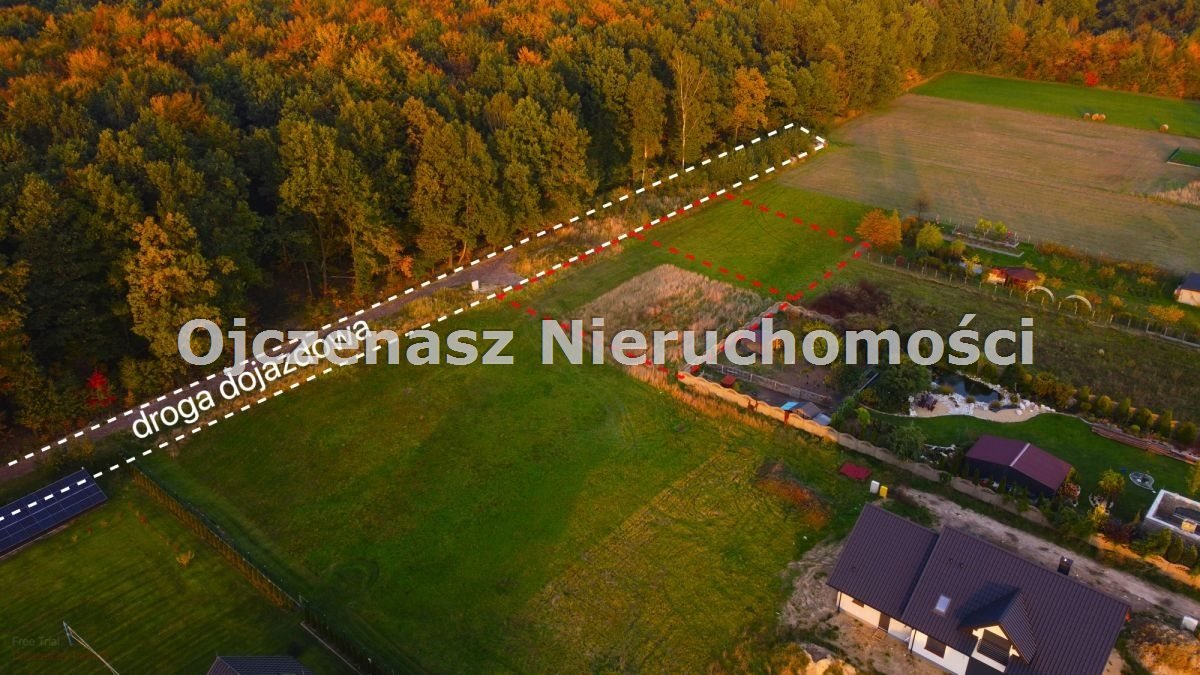 Działka budowlana 848 m² z mediami, las, szybki dojazd Czarne Błoto  848m2 Foto 1