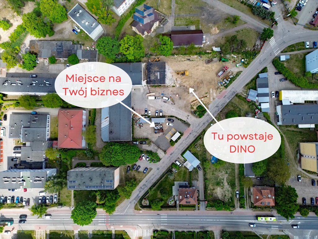 Sprzedam działkę usługową 649 m² przy Dino w Ostródzie Ostróda, Paderewskiego  649m2 Foto 1