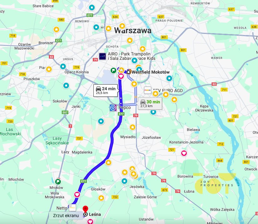 Działka 4960 m² w Złotokłosi, spokojna okolica, media Złotokłos, Leśna  4 960m2 Foto 1