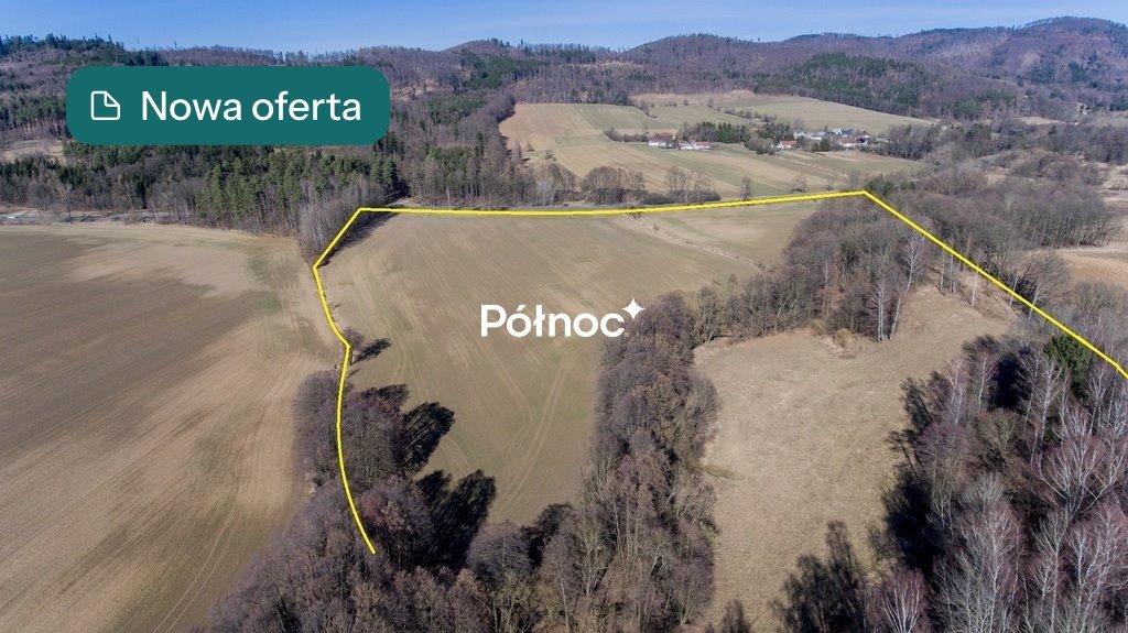 Działki rolne 58 ha z panoramicznym widokiem na góry Jaszkowa Dolna  589 100m2 Foto 1