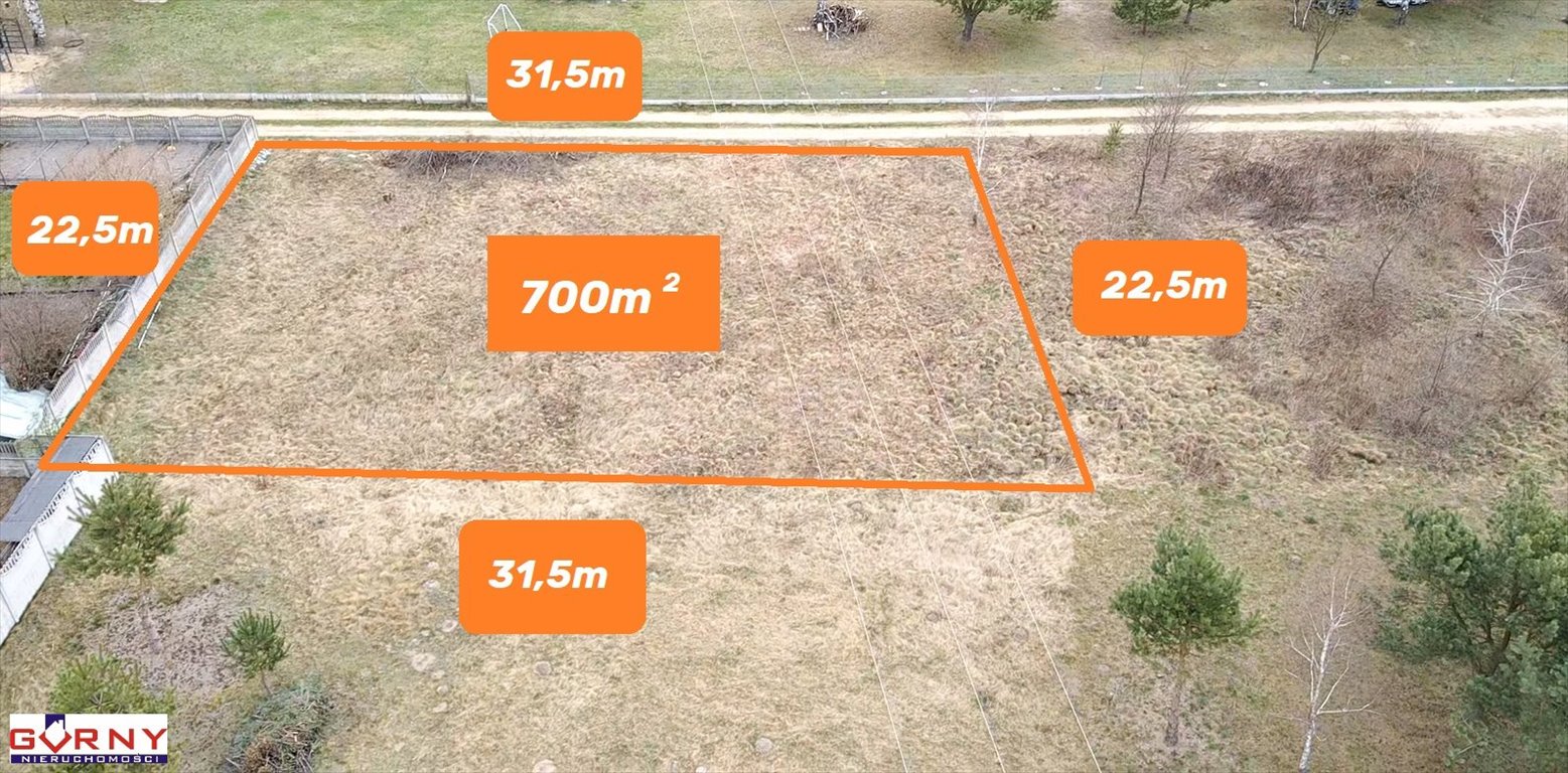 Zapraszam do obejrzenia działki 700 m² pod dom w Sulejowie Sulejów, Dobra Woda  700m2 Foto 1