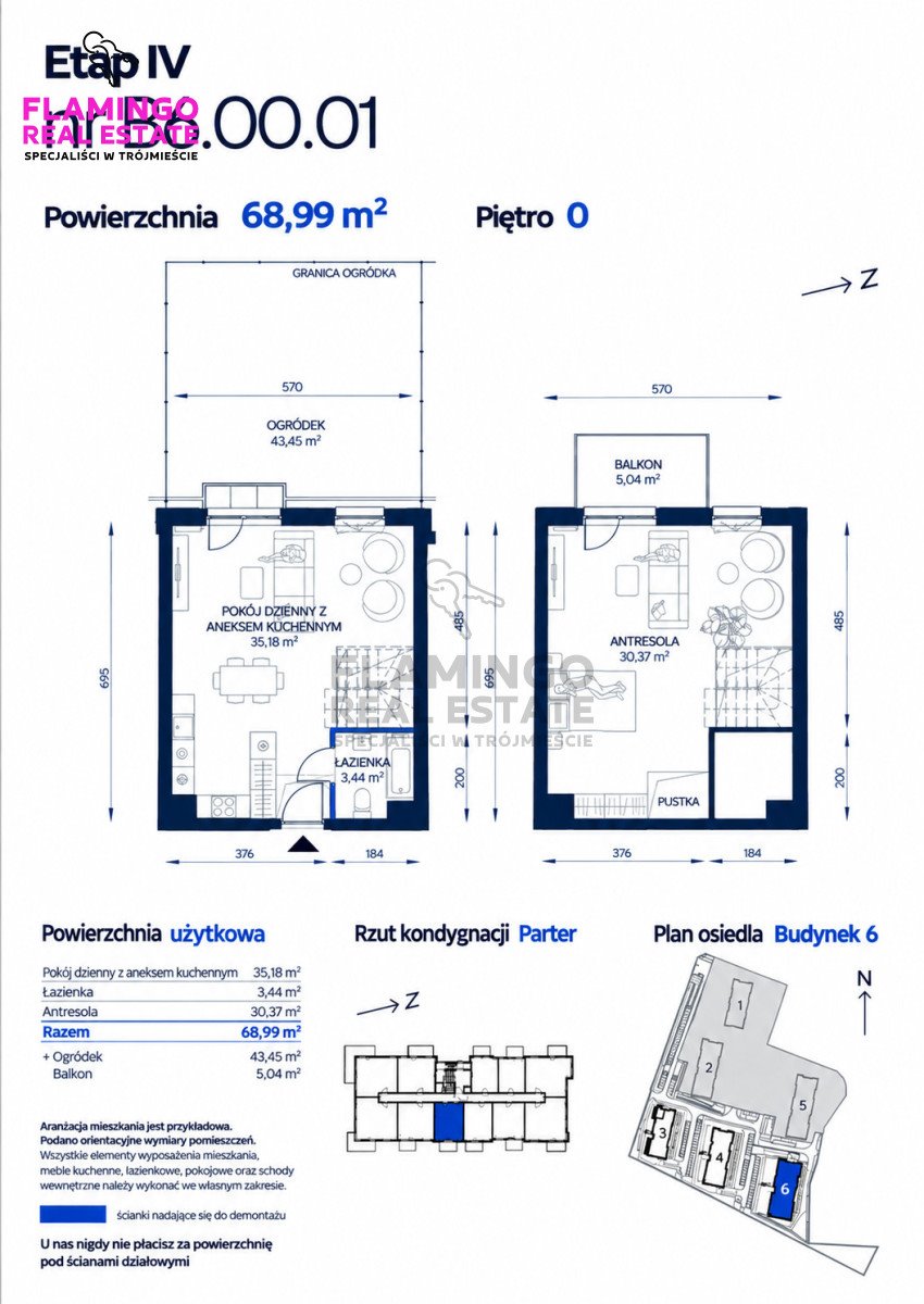 Do sprzedania przestronne 4-pokojowe mieszkanie 69 m² w Gdańsku Gdańsk, Orunia Południe  69m2 Foto 1