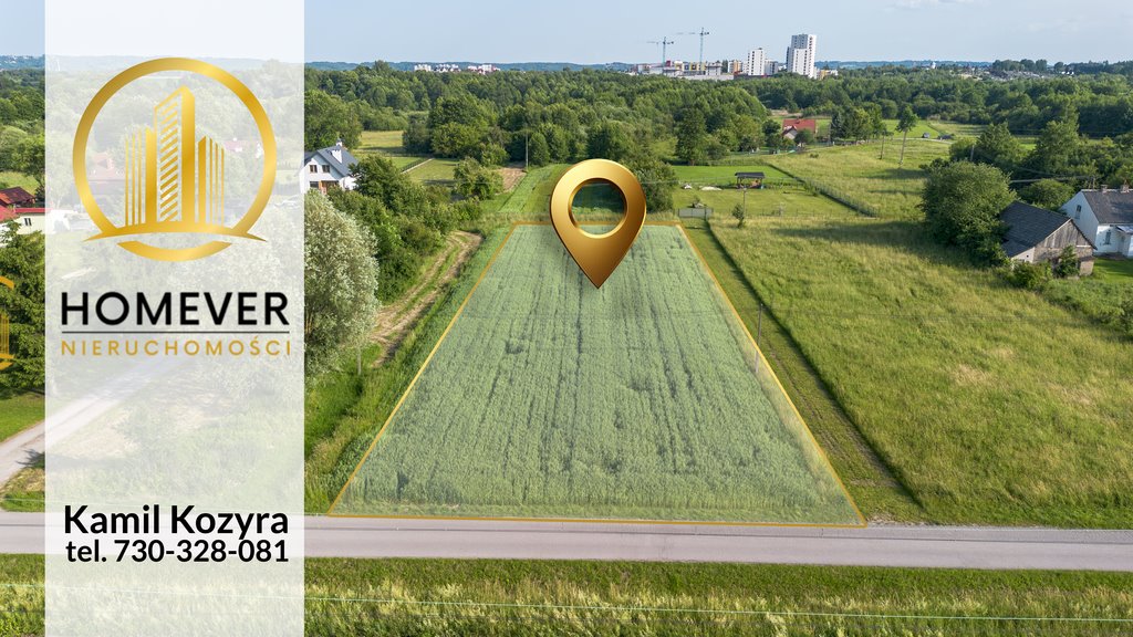 Działka inwestycyjna 1865 m² w Rzeszowie, media - polecam! Rzeszów, św. Floriana  1 865m2 Foto 1