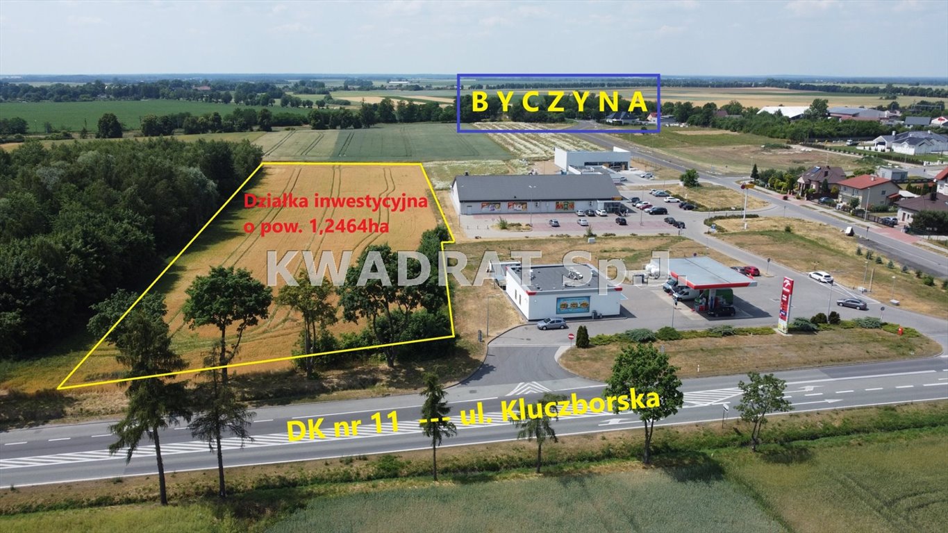 Działka budowlana na sprzedaż Byczyna  12 464m2 Foto 1