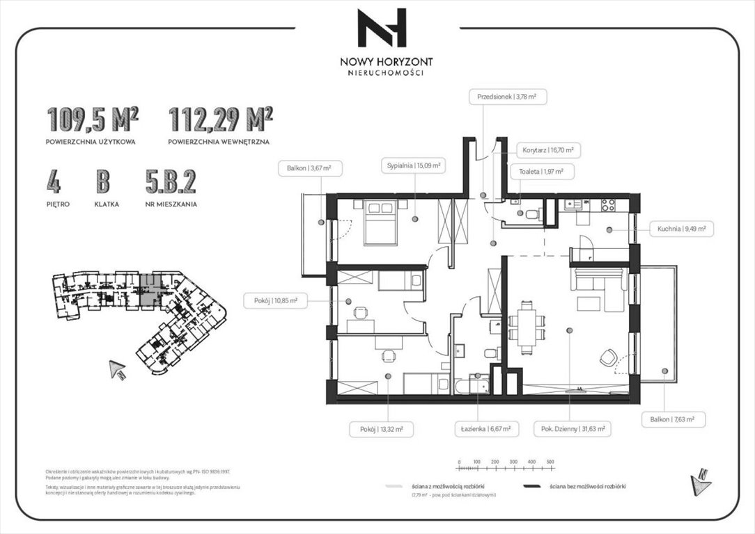 Na sprzedaż przestronne mieszkanie 112 m² w Gdyni z balkonami Gdynia, Śródmieście  112m2 Foto 1