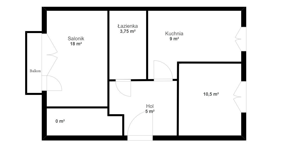 Mieszkanie dwupokojowe na sprzedaż Radom, Miła 4  46m2 Foto 2