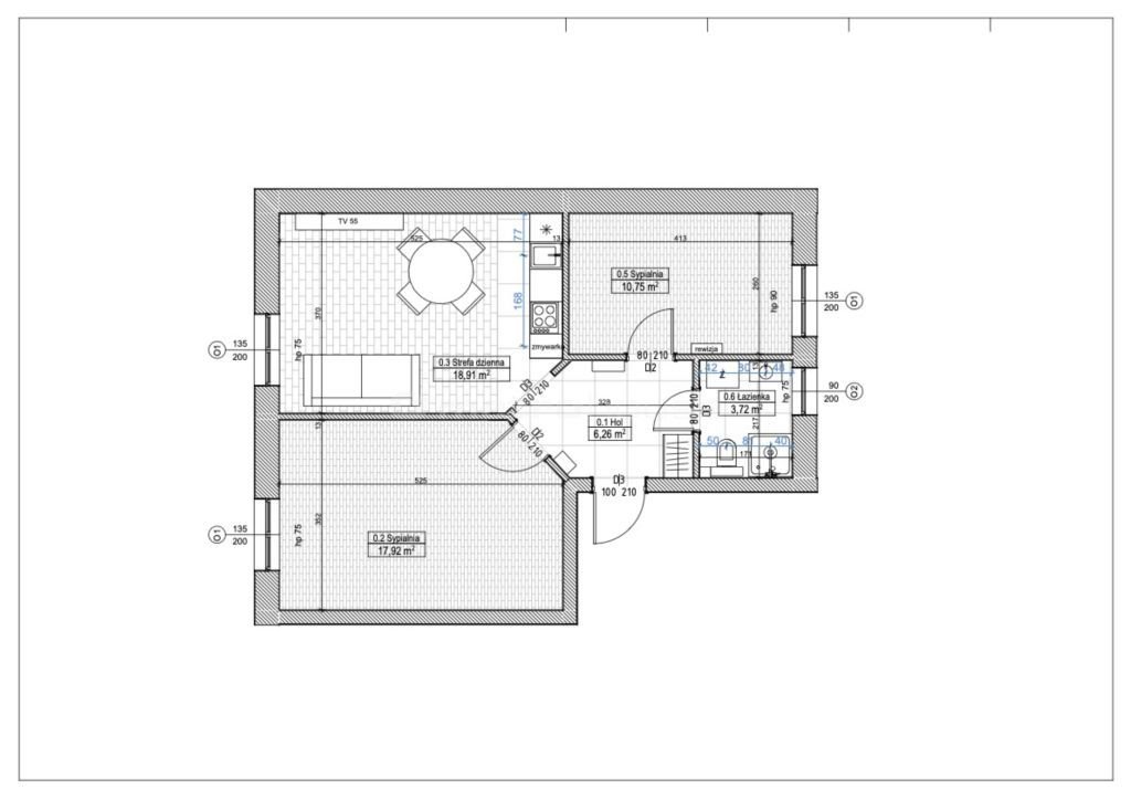 Mieszkanie trzypokojowe na sprzedaż Toruń, Fałata  59m2 Foto 18