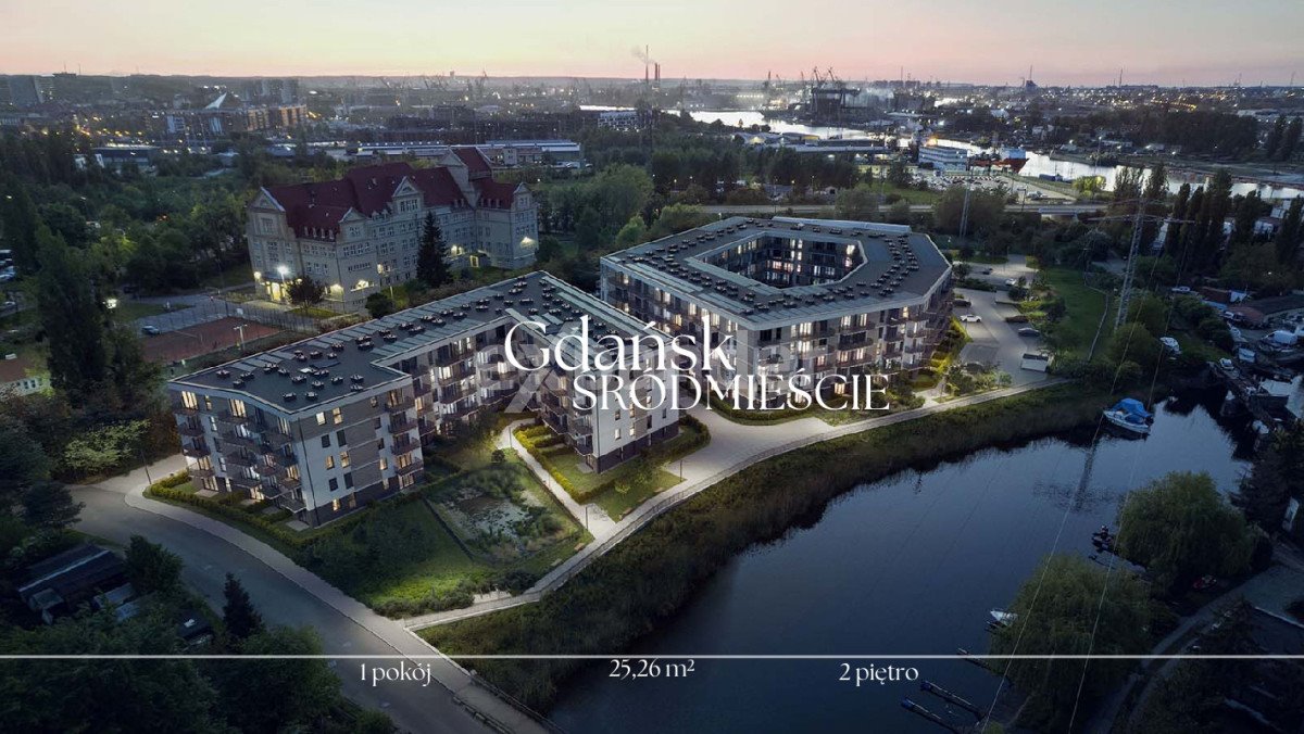 Kawalerka na sprzedaż Gdańsk, Śródmieście, Mostek  25m2 Foto 1