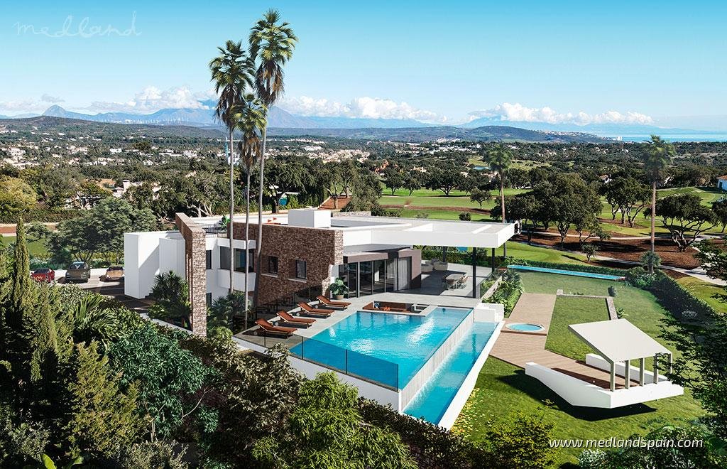 Luksusowa villa przy golfie z basenem i panoramicznymi widokami Hiszpania, Sotogrande  1 220m2 Foto 1