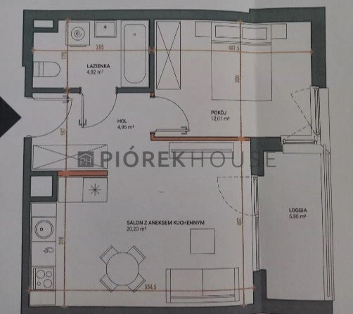 Mieszkanie dwupokojowe na sprzedaż Warszawa, Włochy, Okęcie, Łopuszańska  42m2 Foto 3