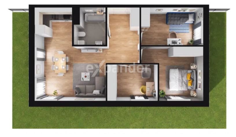 Mieszkanie czteropokojowe  na sprzedaż Kraków, Prądnik Biały, Zygmunta Glogera  67m2 Foto 1