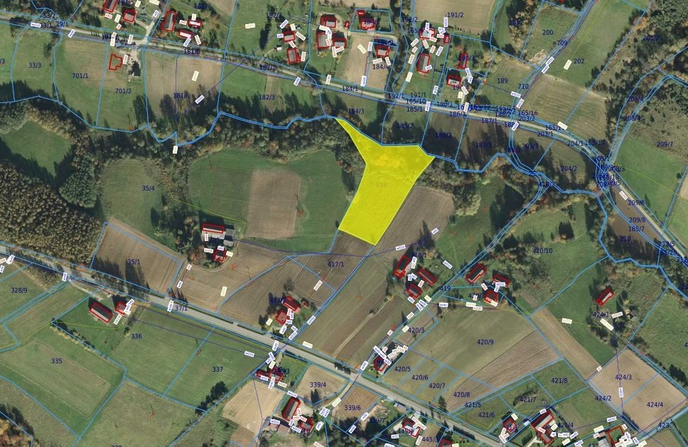 Do sprzedania działka 63,96 arów z mediami i szerokim dojazdem Wola Lubecka  6 396m2 Foto 1