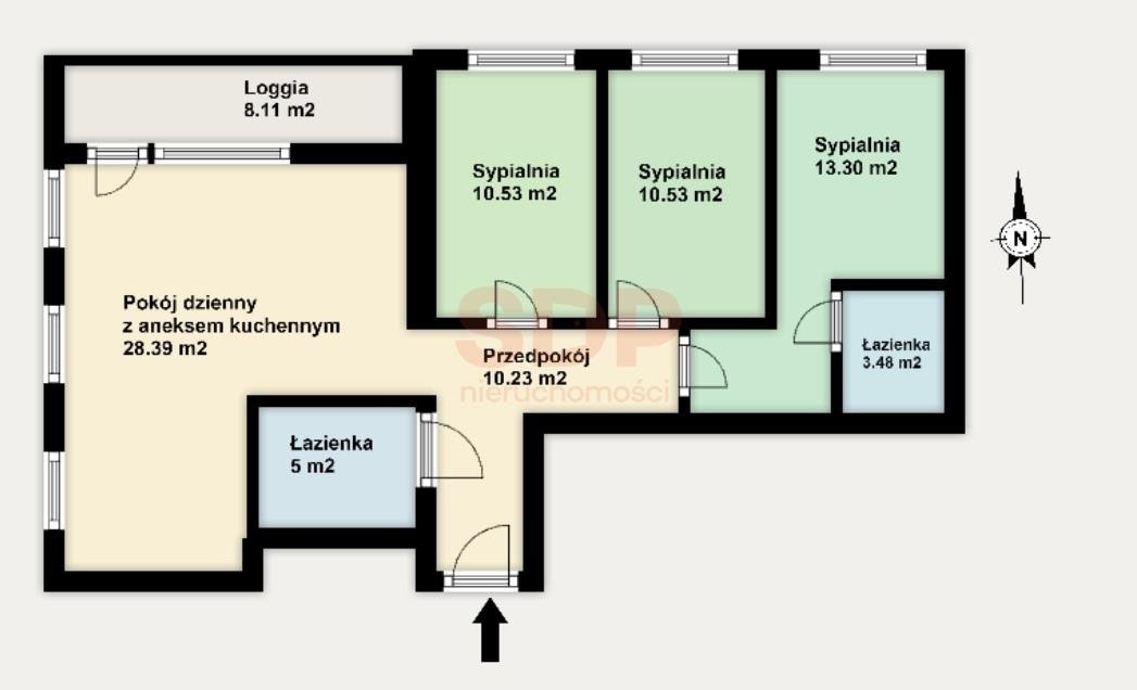 Mieszkanie czteropokojowe  na sprzedaż Wrocław, Śródmieście, Kleczków, Wybrzeże Conrada - Korzeniowskiego  82m2 Foto 4