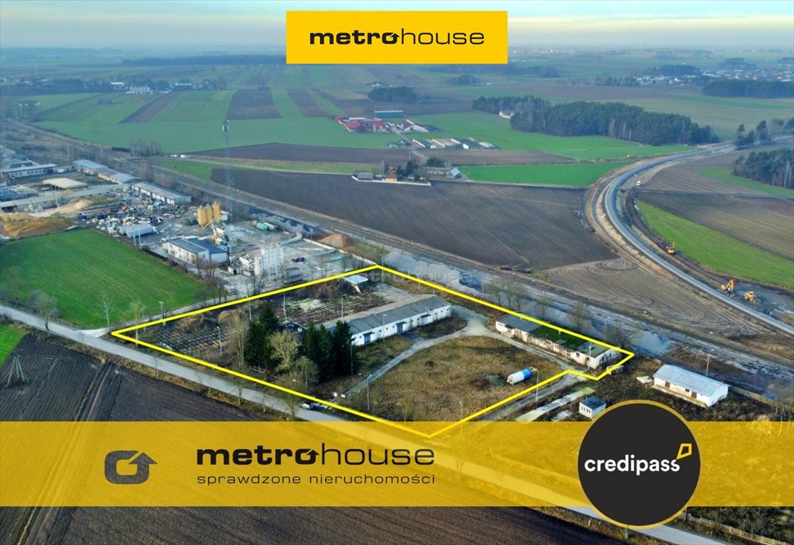 Działka przemysłowa z bocznicą kolejową i budynkami - 1,5 ha Stare Ratowo  14 921m2 Foto 1