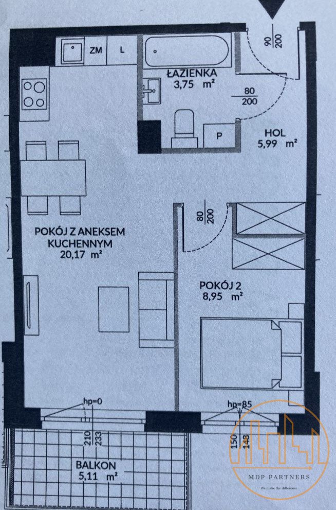 Mieszkanie dwupokojowe na sprzedaż Warszawa, Ursus  40m2 Foto 13