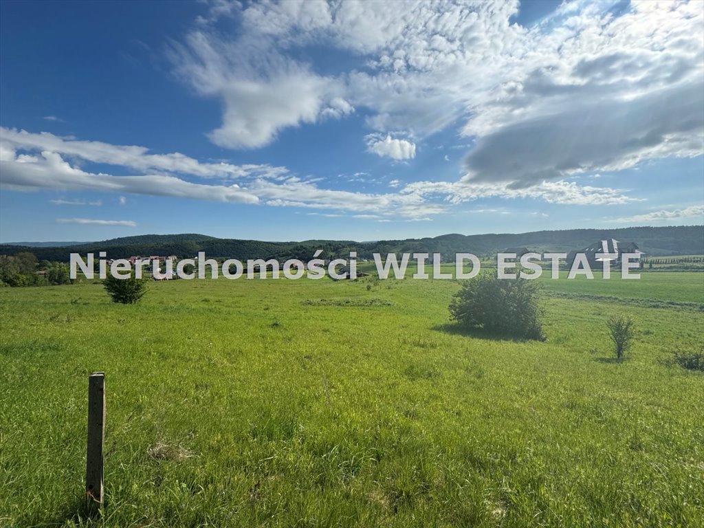 Działka budowlana z warunkami zabudowy, widokowa, Lesko Lesko, Średnia Wieś  1 325m2 Foto 1