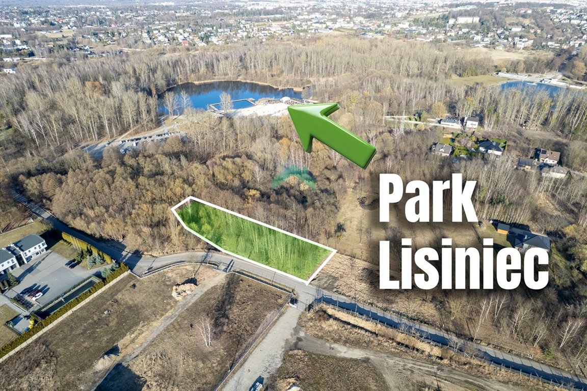 Działka 1890 m² w Lisińcu, blisko natury i Zalewu Częstochowa, Lisiniec  1 890m2 Foto 1
