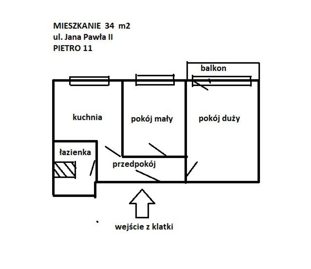 Mieszkanie dwupokojowe na sprzedaż