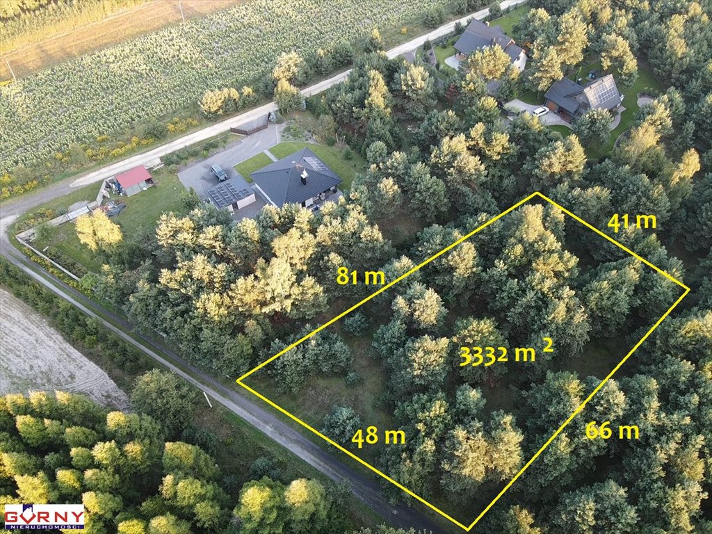 Działka 3336 m² z lasem i zabudową w Prucheńsku Dużym Prucheńsko Duże  3 336m2 Foto 1