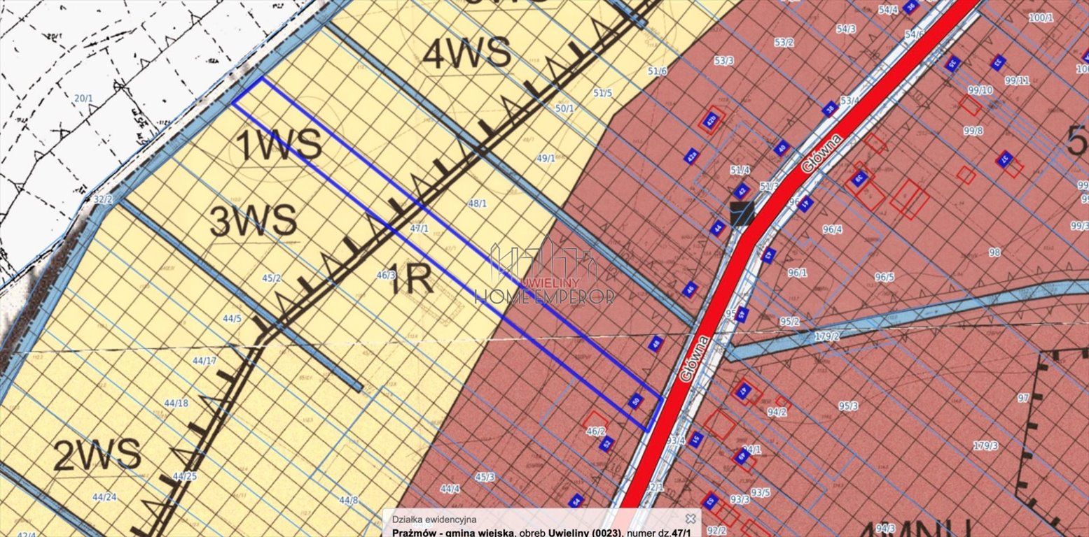 Działka budowlana na sprzedaż Uwieliny, Główna  4 700m2 Foto 1