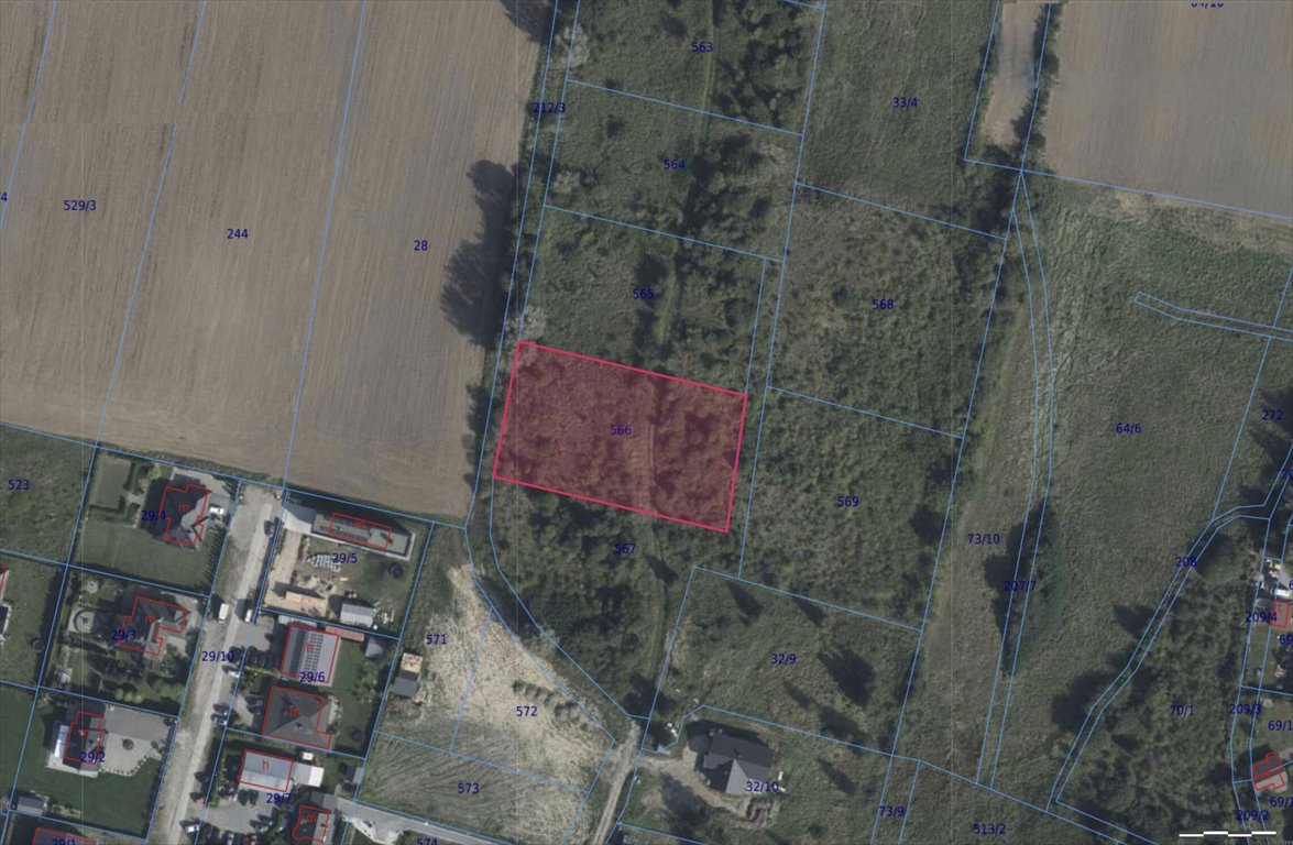 Sprzedam działkę rolną 3 139 m² z mediami pod Kołobrzeg Niekanin, Niekanin  3 139m2 Foto 1