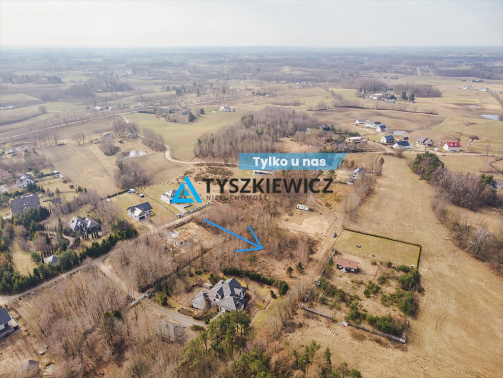 Działka budowlana 1845 m2 w Kielnie, las, jeziora, media Kielno, Wrzosowa  1 845m2 Foto 1