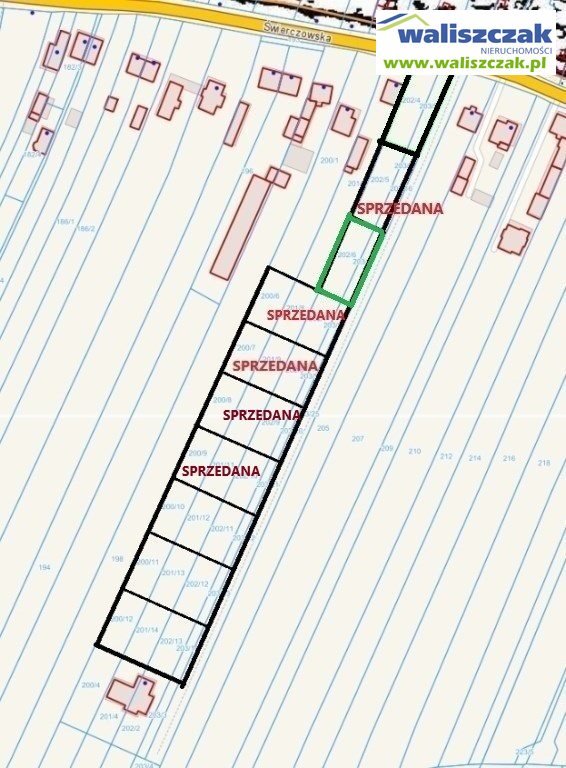 Działka budowlana na sprzedaż Piotrków Trybunalski, Świerczowska  700m2 Foto 2