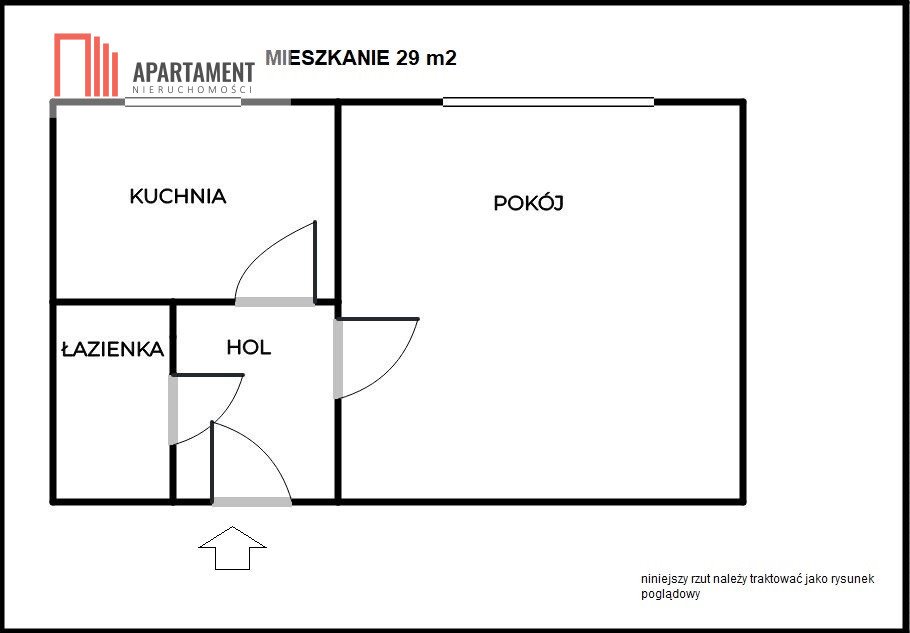 Kawalerka na sprzedaż Bydgoszcz, Szwederowo  29m2 Foto 4