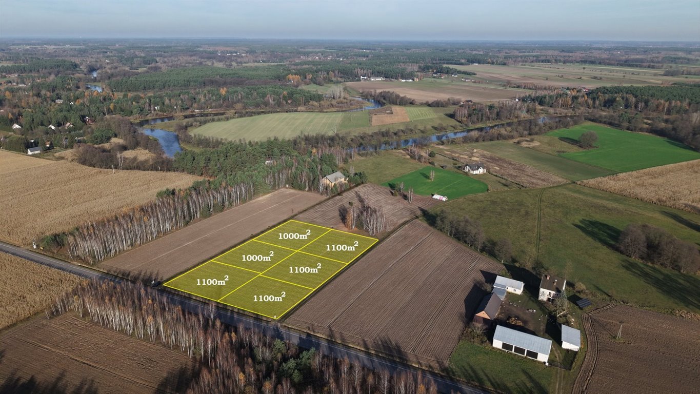 Działka pod zabudowę w Szumlinie z mediami i lasem Szumlin  1 100m2 Foto 1