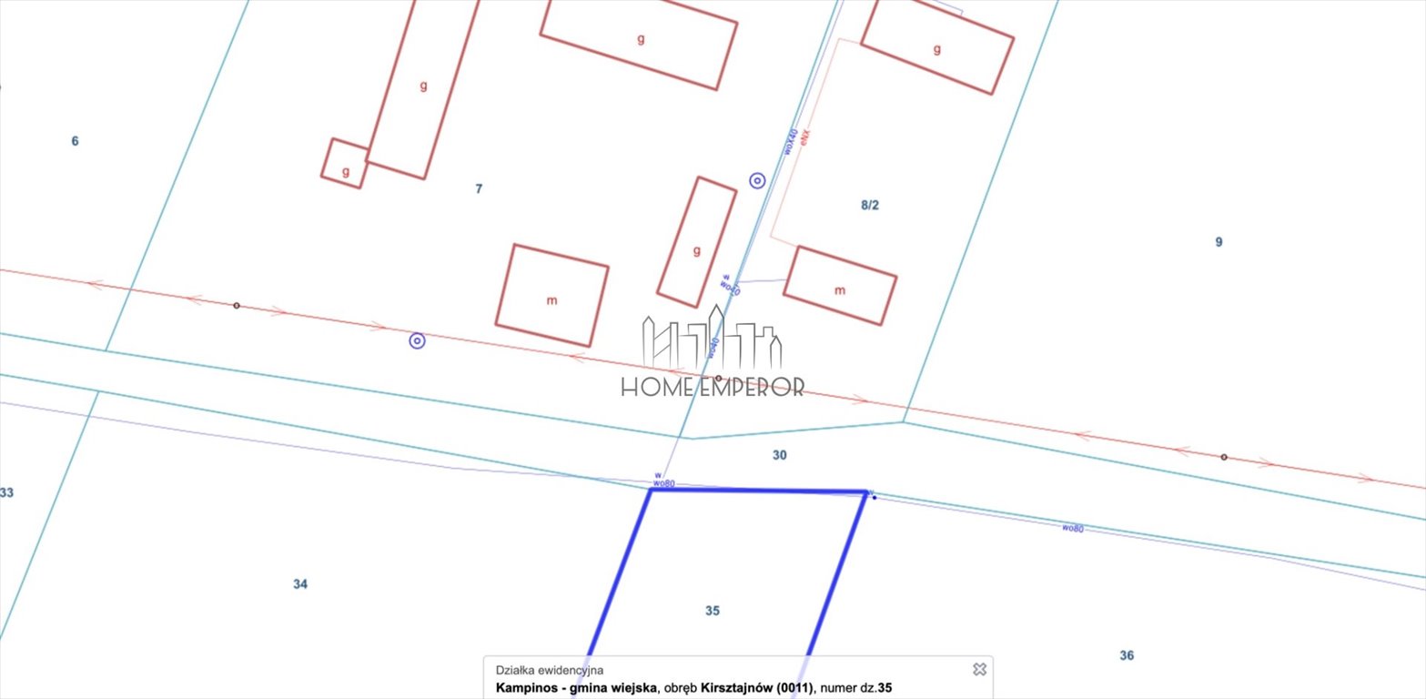 Działka budowlana na sprzedaż Kirsztajnów  7 092m2 Foto 1
