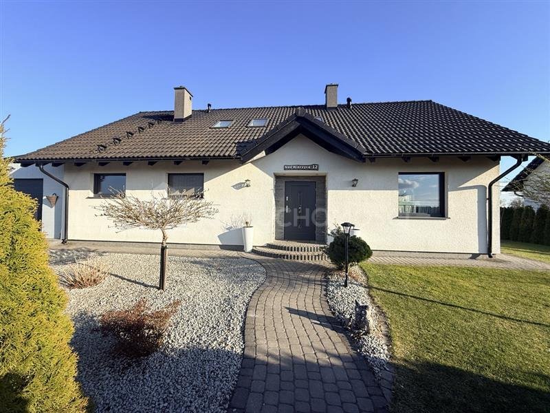 Nowoczesny dom z ogrodem w Krągu, 160 m², garaż Krąg, Nad Wierzycą  160m2 Foto 1