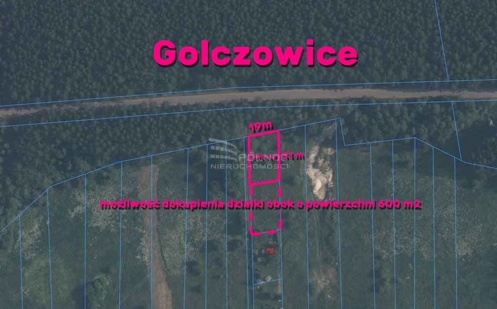 Działka rekreacyjna na sprzedaż Golczowice  600m2 Foto 1