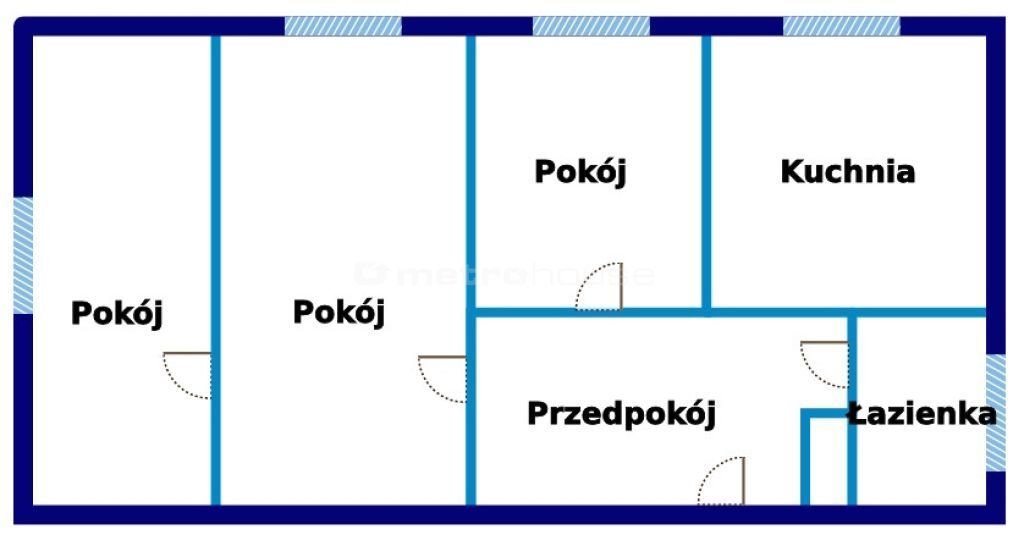 Mieszkanie trzypokojowe na sprzedaż Wysoka Strzyżowska  57m2 Foto 10