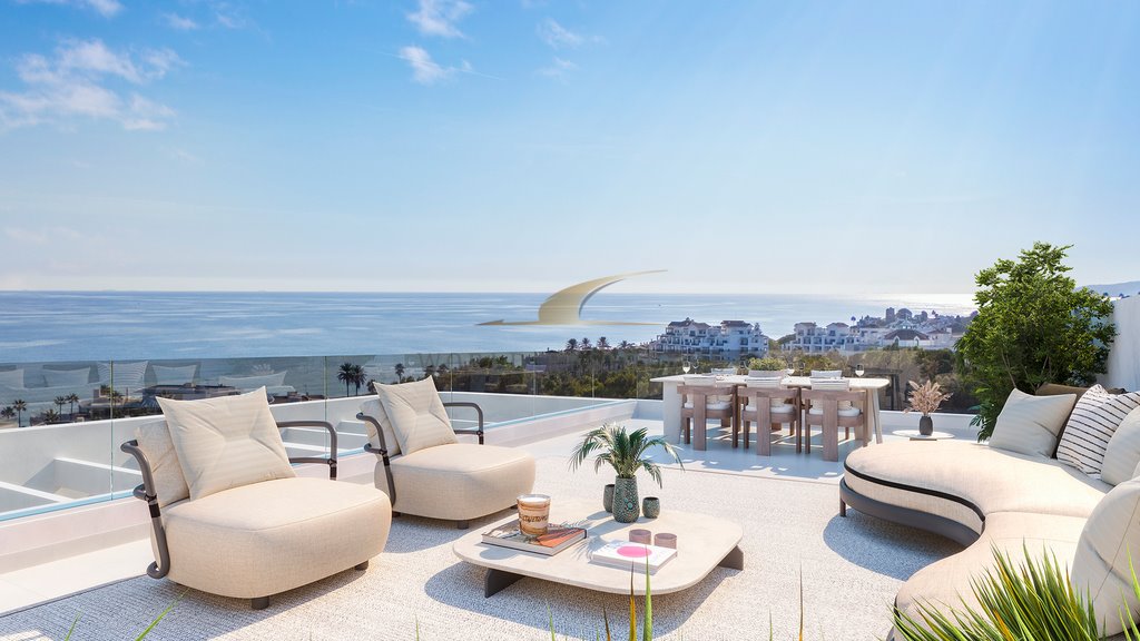 Apartament z widokiem na morze, basen i blisko plaży Hiszpania, Estepona  122m2 Foto 1