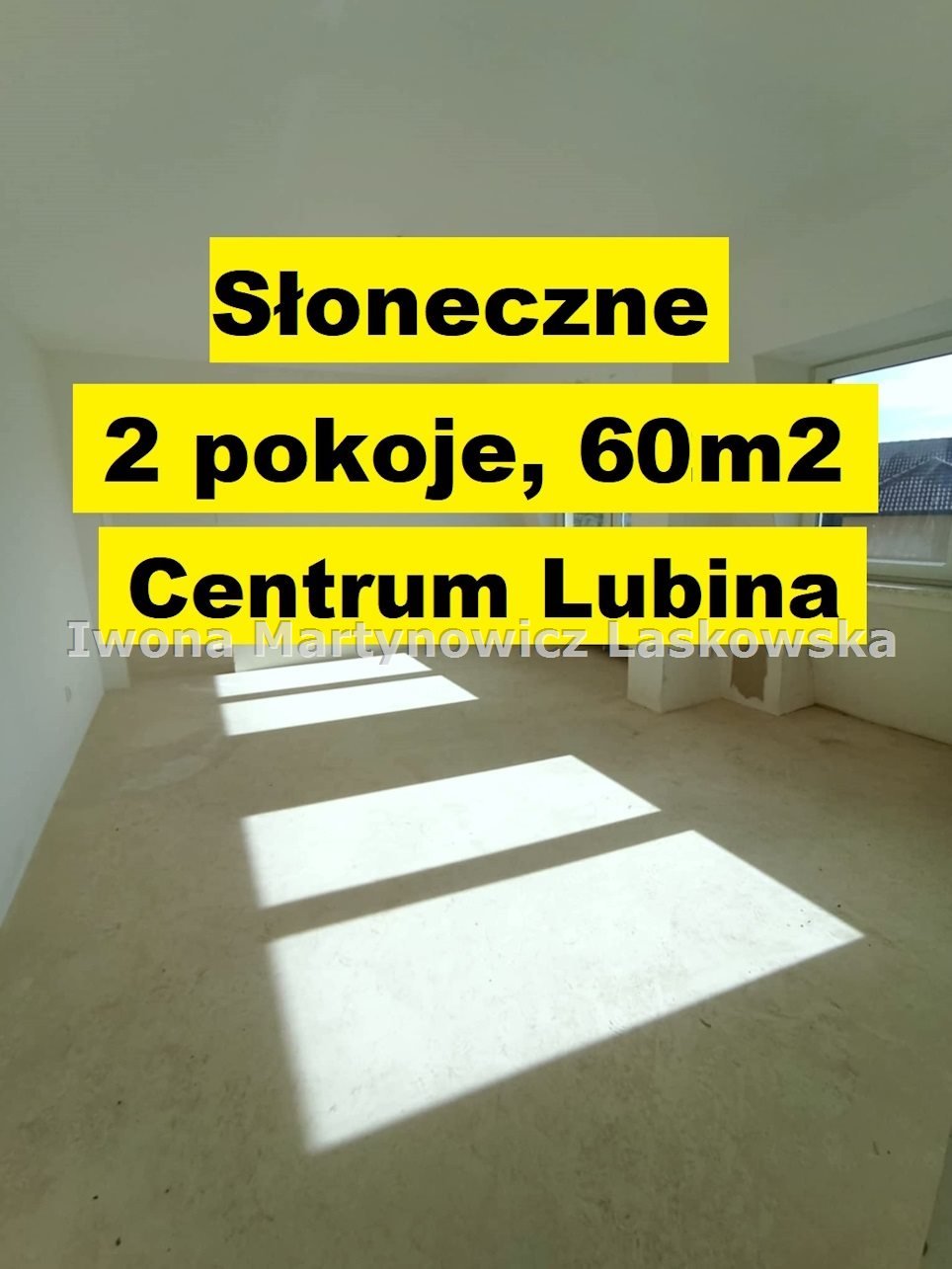 Mieszkanie dwupokojowe na sprzedaż Lubin, Centrum  61m2 Foto 2