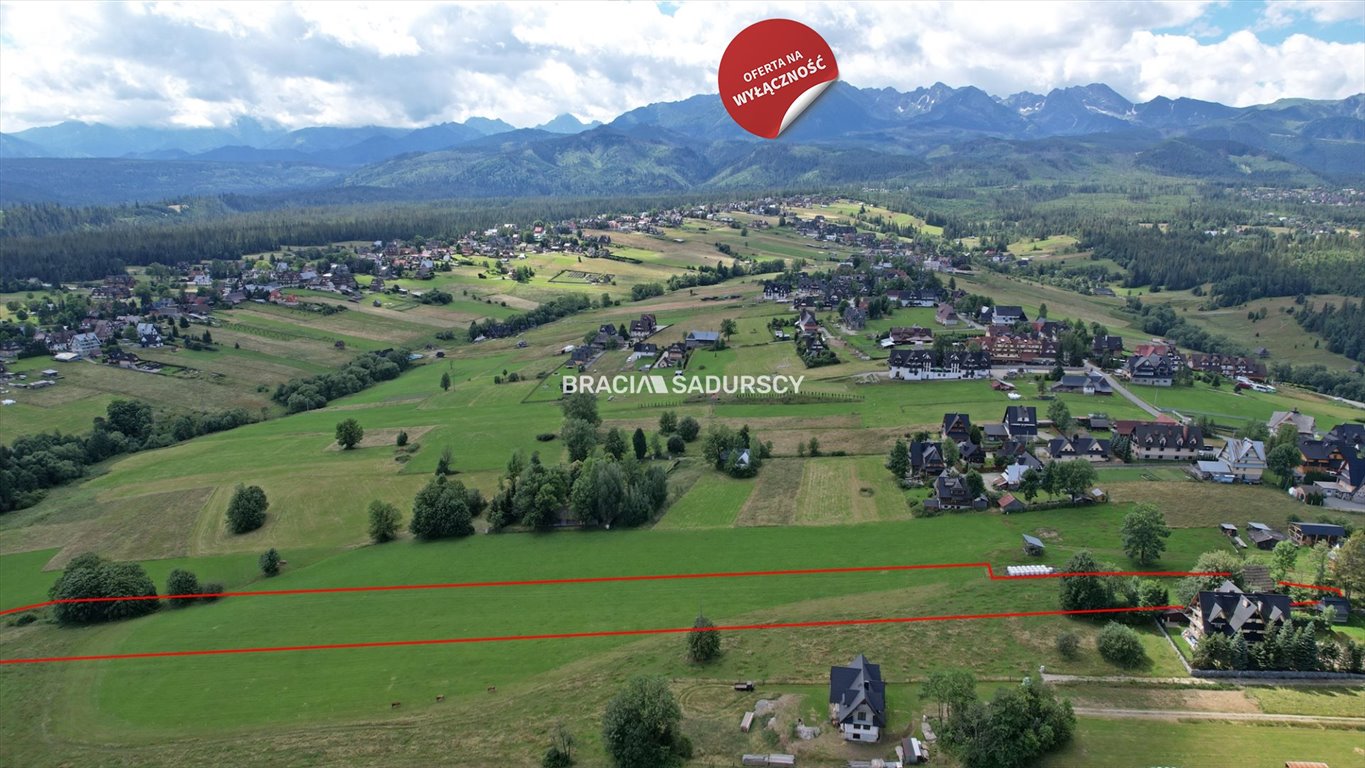 Działka budowlana na sprzedaż Poronin, Majerczykówka  11 350m2 Foto 1