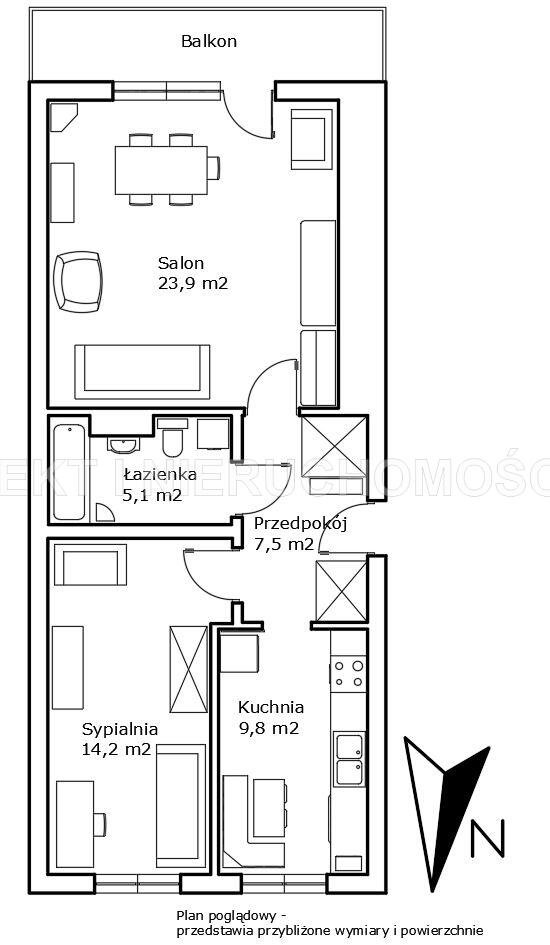 Mieszkanie dwupokojowe na wynajem Warszawa, Ursynów, Kabaty, Kabacki Dukt  60m2 Foto 9