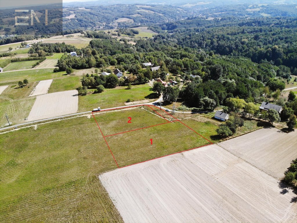 Widokowe działki budowlane w Lubeni za 230 tys. zł Lubenia  1 900m2 Foto 1