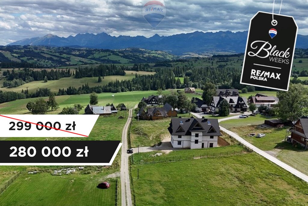 Działka budowlana na sprzedaż Bańska Wyżna, Szlak Papieski  430m2 Foto 1