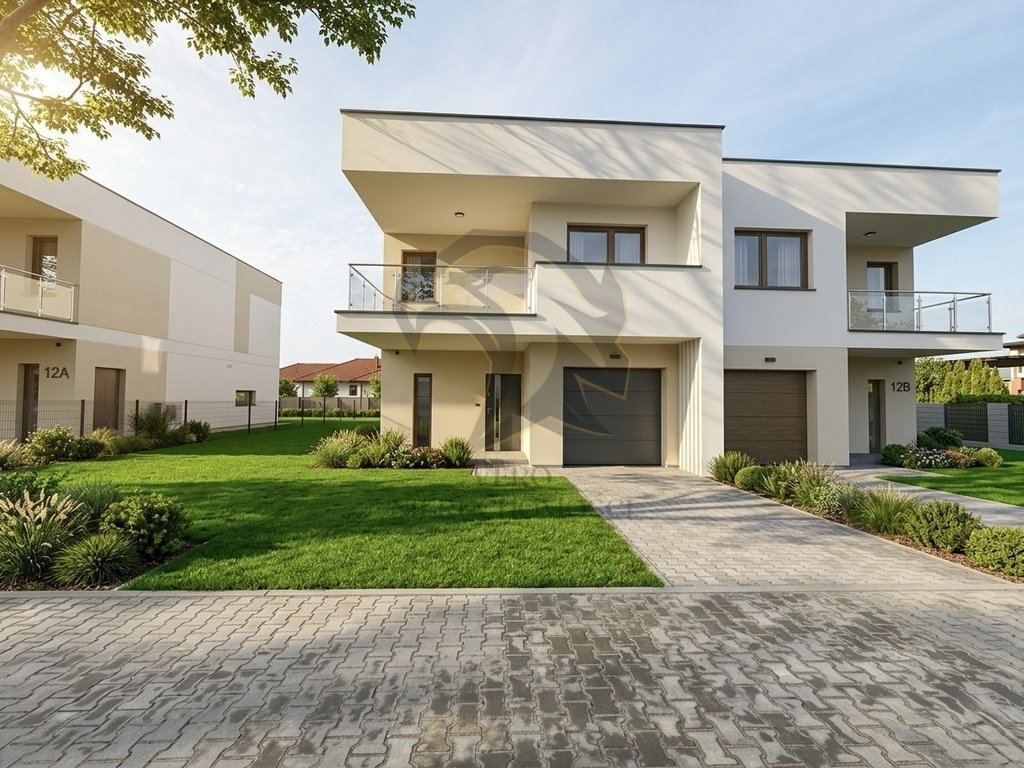 Nowoczesny dom z dużym ogrodem i garażem w Widzewie Łódź, Widzew, Widzew, Surowcowa  135m2 Foto 1