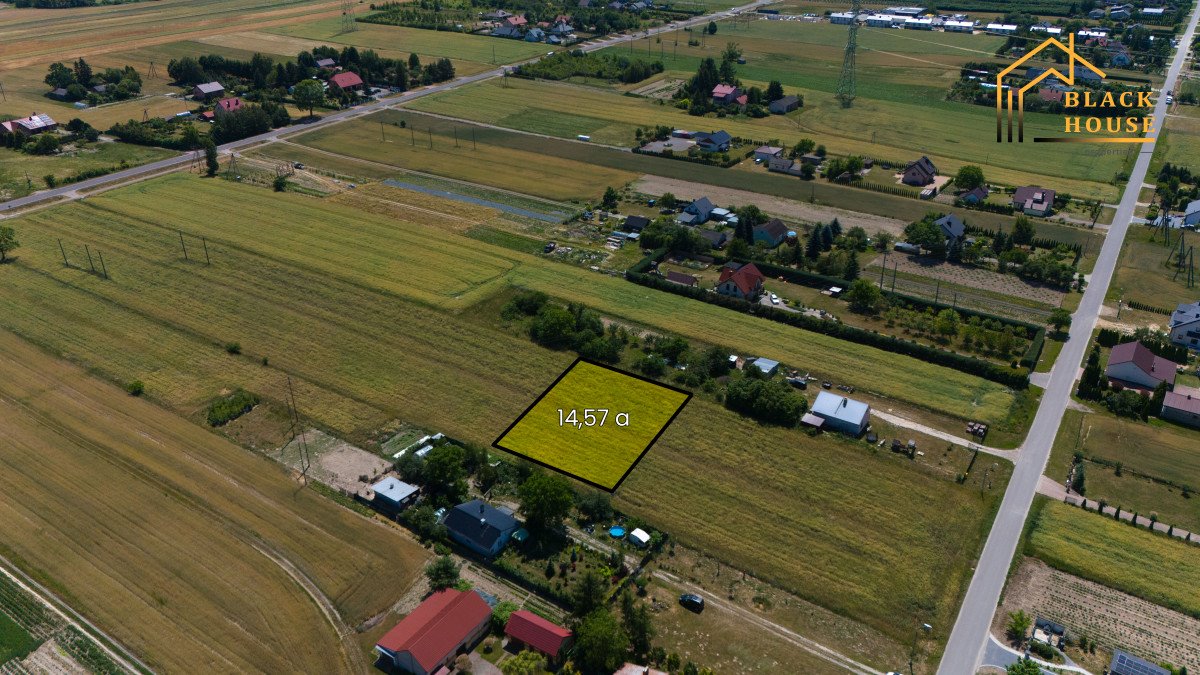 Działka 1457 m² pod dom jednorodzinny w Podzamczu. Łęczna  1 457m2 Foto 1
