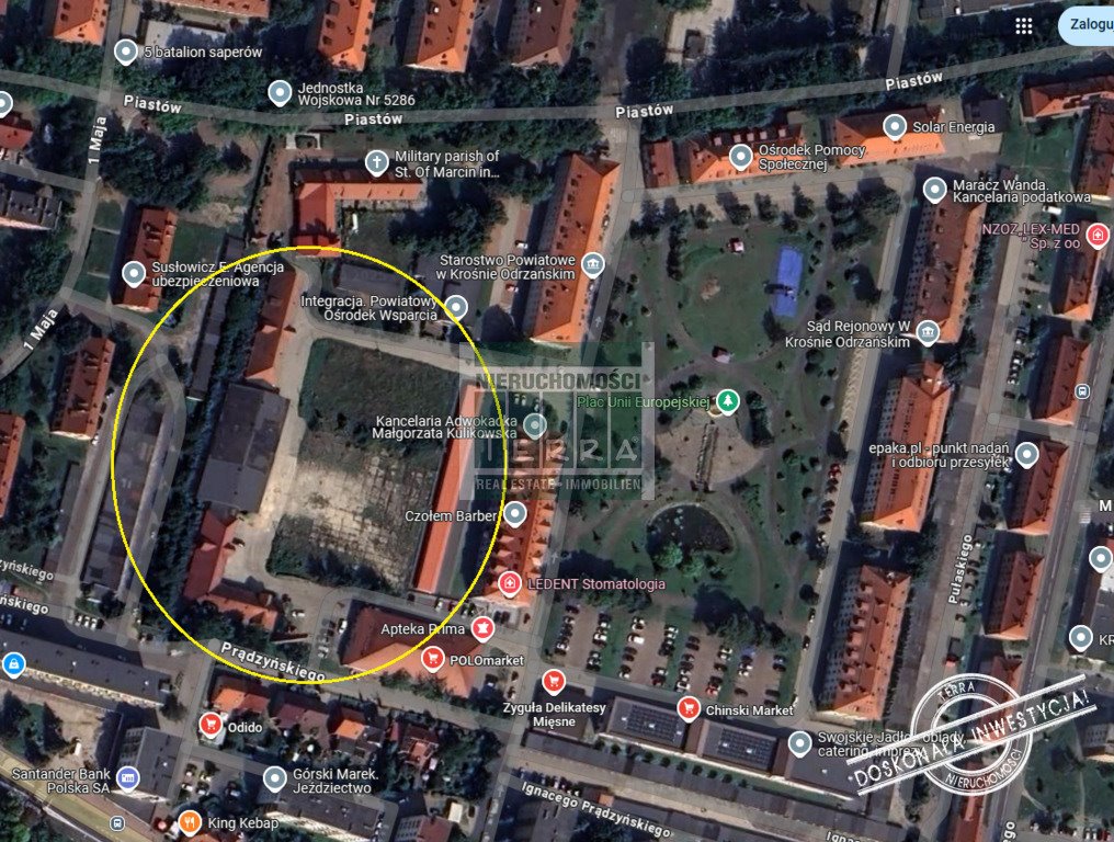 Duży teren i magazyny w centrum Krosna Odrzańskiego - zapraszam Krosno Odrzańskie  2 739m2 Foto 1