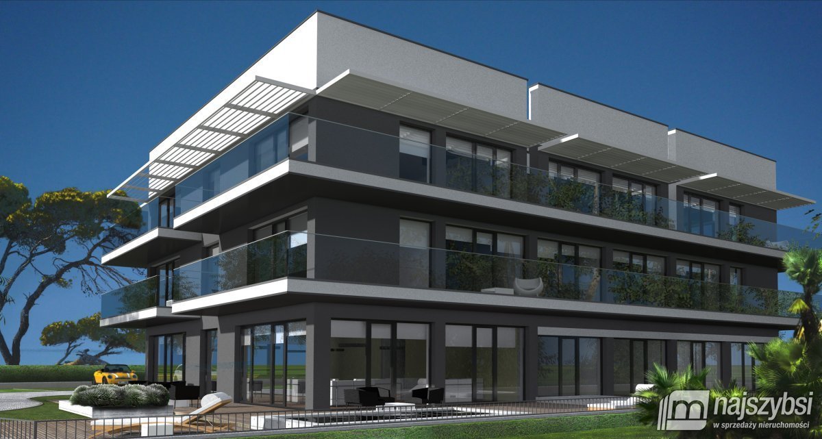 Sprzedam hotel apartamentowy 815 m² z parkingiem w Grzybowie Kołobrzeg, Grzybowo  815m2 Foto 1